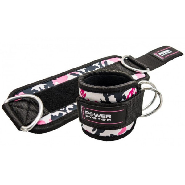 

Манжеты на лодыжку Power System Ankle Strap Camo PS-3470 Pink/Black (00021565)