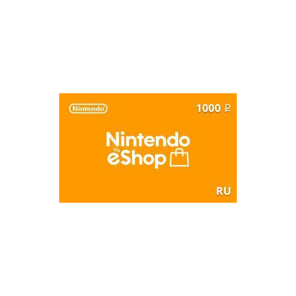 

Ваучер Nintendo eShop Gift Card 1000 RUB RU-регион