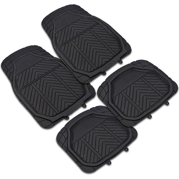 

Коврики автомобильные PVC with NBR TS 1839 P BK 4шт. (черные)