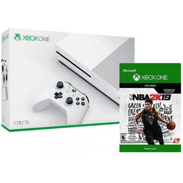 

Xbox One S 1TB + ваучер на скачивание NBA 2K19