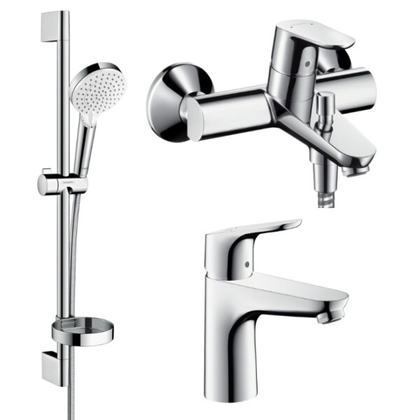 

Набор смесителей для ванны HANSGROHE Focus (31607000+31940000+26553400), 1092019
