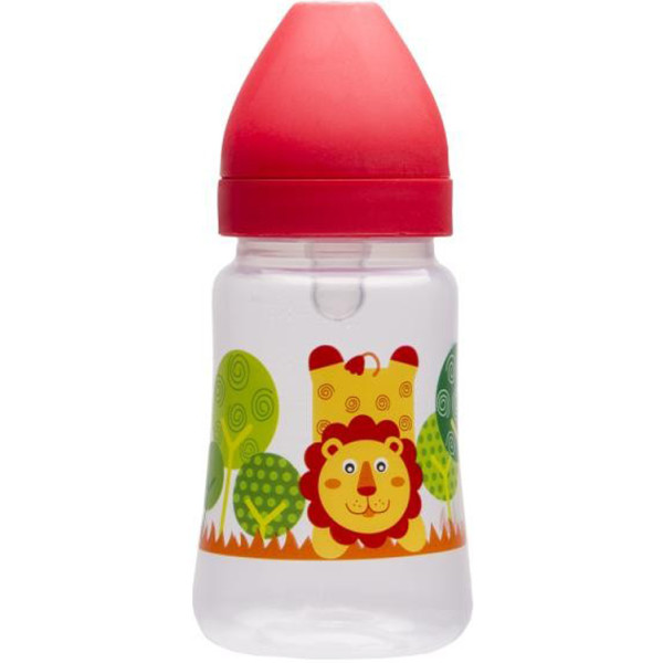 

Бутылочка с широким горлышком Akuku A0319 red 250 мл