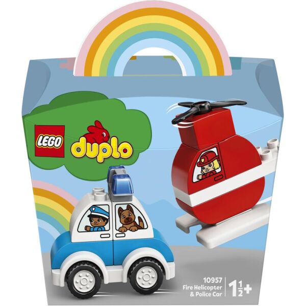 

LEGO® DUPLO Пожарный вертолет и полицейский автомобиль (10957)