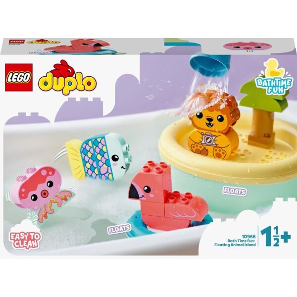

LEGO® DUPLO Приключения в ванной: плавучий остров для зверей (10966)