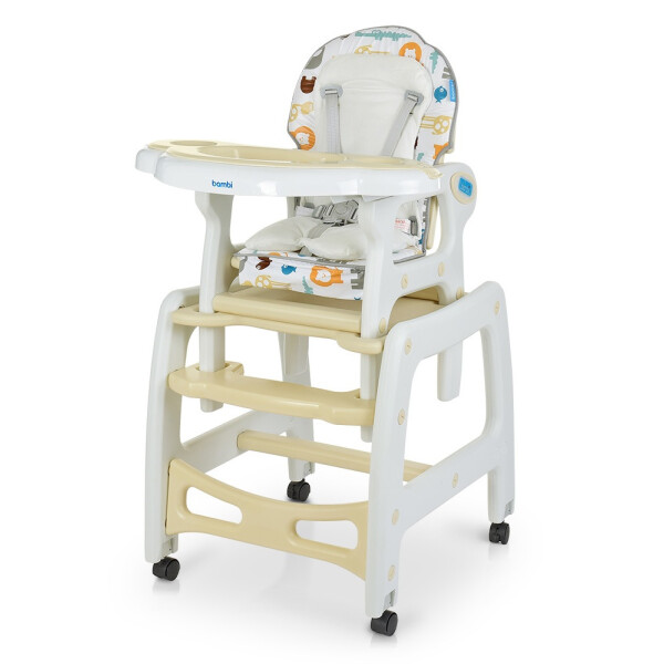

Стульчик для кормления Bambi New M 1563 Animal Beige (M 1563)