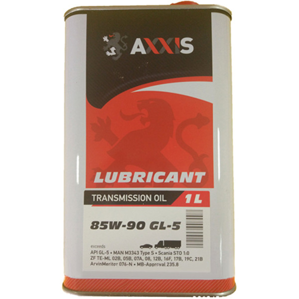 

Трансмиссионное масло AXXIS 85w-90 GL-5 1л