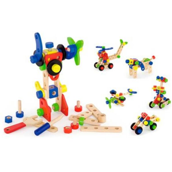 

Деревянный конструктор Viga Toys 68 эл. (50382)