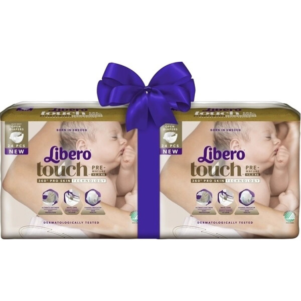 

Набор подгузников Libero Touch Prema 0 (до 2,5 кг), 48 шт. (2 уп. по 24 шт.)