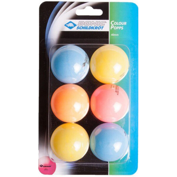 

Мячики Donic Colour popps 6pcs 649015