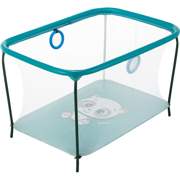 

Манеж Qvatro LUX-02 мелкая сетка морская волна (panda)