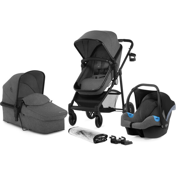 

Детская коляска универсальная 3 в 1 Kinderkraft Juli Gray (KKWJULIGRY3000)