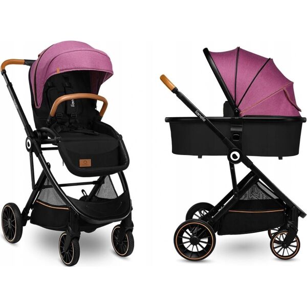 

Универсальная коляска 2 в 1 Lionelo RIYA PINK VIOLET