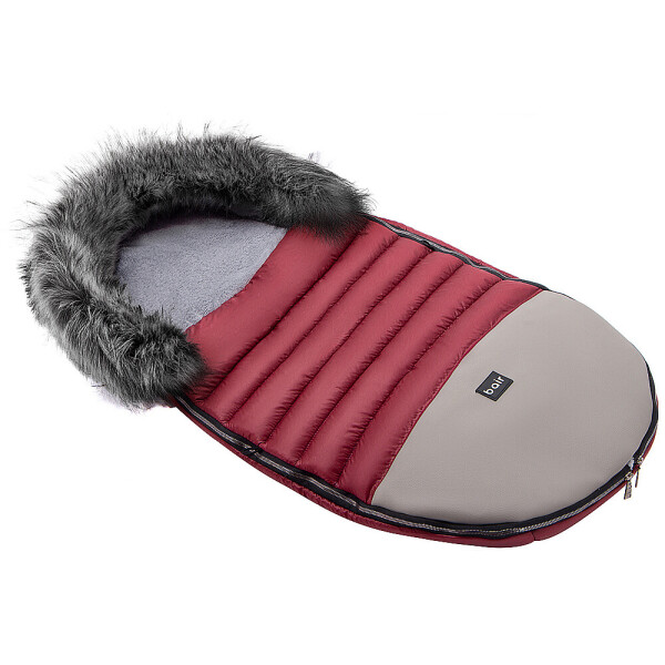 

Зимний конверт Bair Polar premium бордо - серая кожа