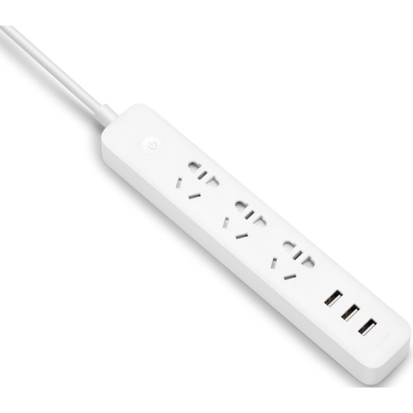 

Xiaomi KingMi Power Strip with WiFi (3 розетки 3 USB) 1,8 м White (QMCХВ01ZN/NRB4021RT)