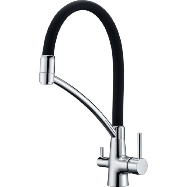 

Смеситель кухонный Fabiano FKM 31.10 Chrome Black