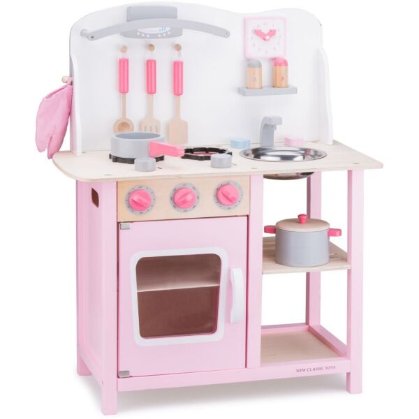 

New Classic Toys Игрушечная кухня Bon Appetit цвет розовый (8718446110543)