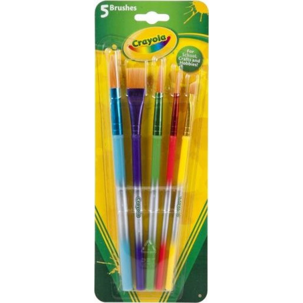 

Набор кистей Crayola для рисования красками 5 шт (3007)