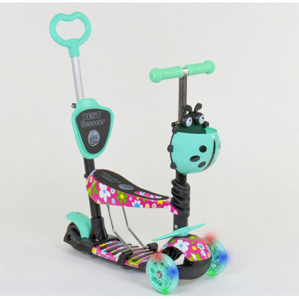 

Самокат 5в1 43702 Best Scooter бирюза 84219