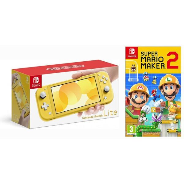 

Nintendo Switch Lite Yellow + Super Mario Maker 2