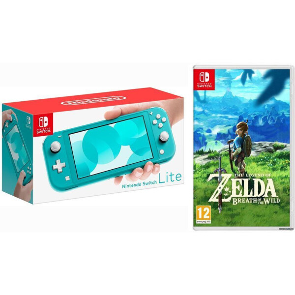 

Nintendo Switch Lite Turquoise + The Legend of Zelda: Breath of the Wild