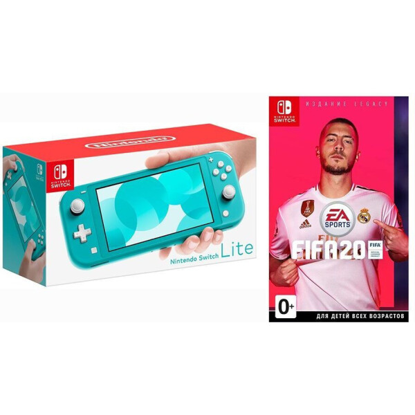 

Nintendo Switch Lite Turquoise + FIFA 20
