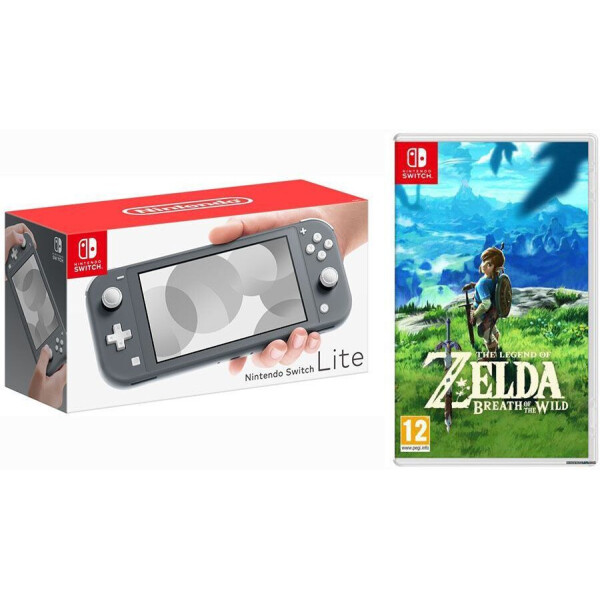 

Nintendo Switch Lite Gray + The Legend of Zelda: Breath of the Wild
