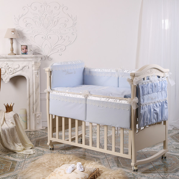 

детский Маленькая Соня Маленький Принц (6 элементов) голубой сатин