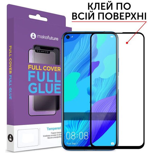

Защитное стекло MakeFuture Full Cover Full Glue Black для Xiaomi Mi 11 Lite
