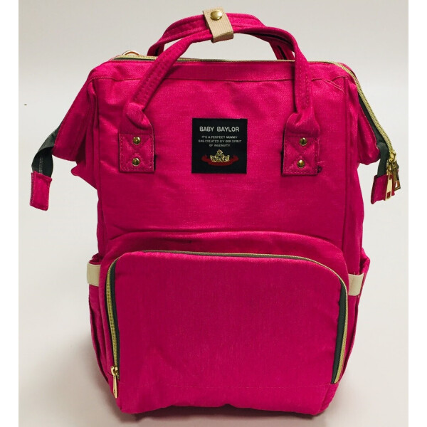 

Универсальный рюкзак-сумка для мамы Baby baylor, цвет Малиновый