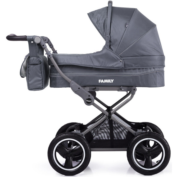 

Детская коляска универсальная 2 в 1 Tilly Family New T-181 Серая
