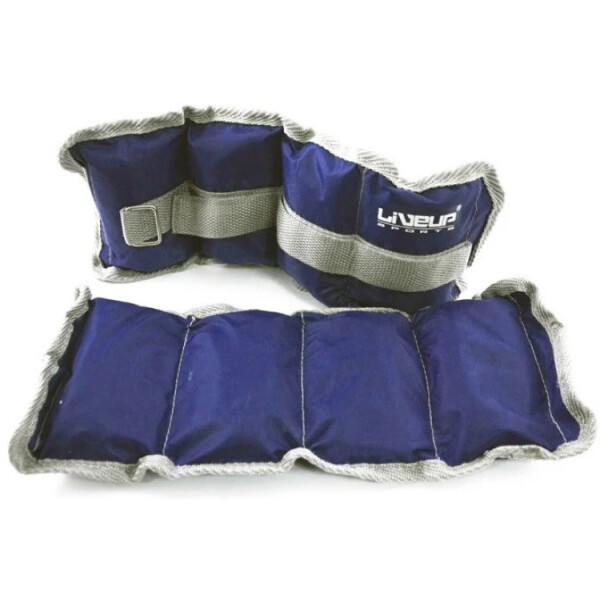 

Утяжелители LiveUp Wrist/Ankle Weights 2 шт по 1 кг Blue-Grey (LS3011-1)