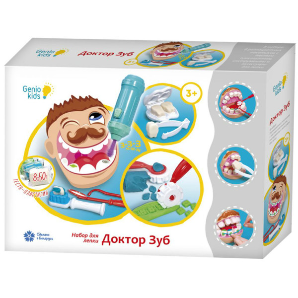 

Набор для лепки Genio Kids Доктор Зуб (TA1041)