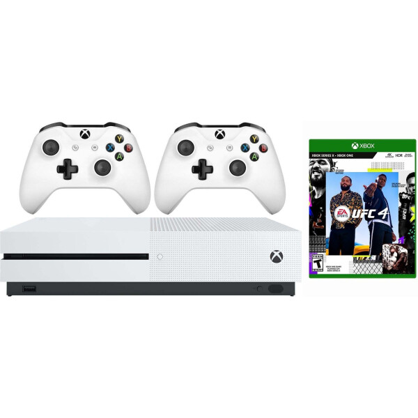 

Xbox ONE S 1 TB + Дополнительный джойстик + UFC 4 русская версия