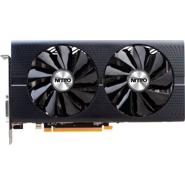 

Видеокарта Sapphire PCI-Ex Radeon RX 480 Nitro + 4GB GDDR5 (256bit) (1208/7000) (DVI, 2 x HDMI, 2 x DisplayPort) (11260-02-20G) "Refurbished"