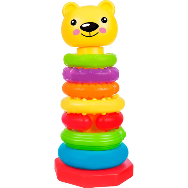 

Развивающая игрушка BeBeLino Пирамидка Оригинальные кольца (57029)
