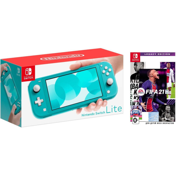 

Nintendo Switch Lite Turquoise + FIFA 21