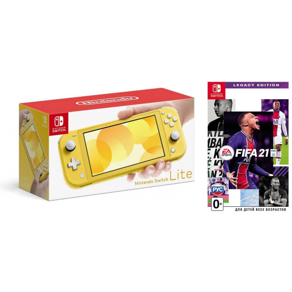 

Nintendo Switch Lite Yellow + FIFA 21