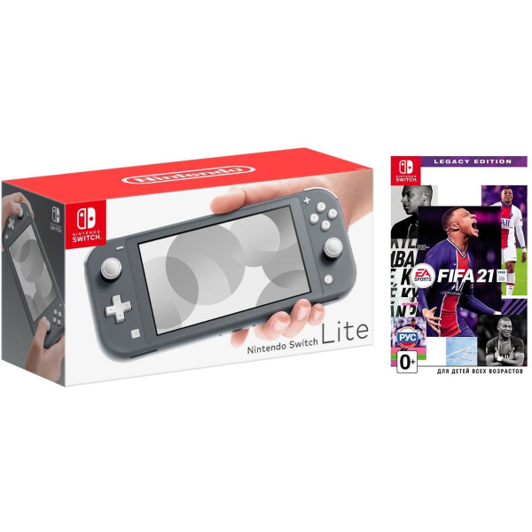 

Nintendo Switch Lite Gray + FIFA 21