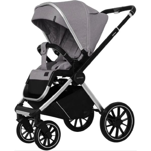 

Коляска прогулочная CARRELLO Optima CRL-6503 (2in1) Mirror Grey в льне /1/