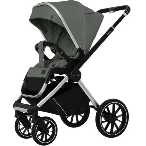 

Коляска прогулочная CARRELLO Optima CRL-6503 (2in1) Nordic Green в льне /1/