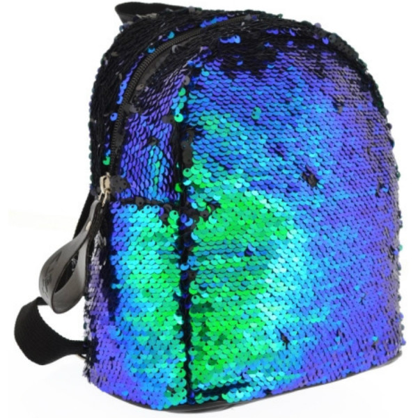 

Рюкзак молодежный Yes с паетками GS-02 "Green Sequins" (557653)
