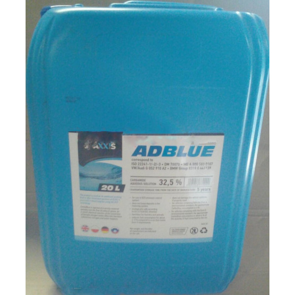 

Жидкость AdBlue для снижения выбросов систем SCR AXXIS 20 л