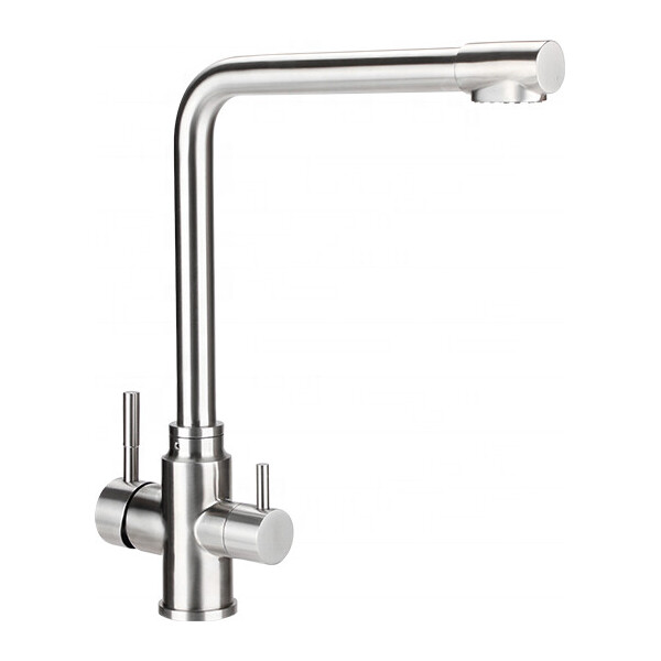 

Смеситель для кухни AQUAMARIN ORION 350 INOX с подключением к фильтру