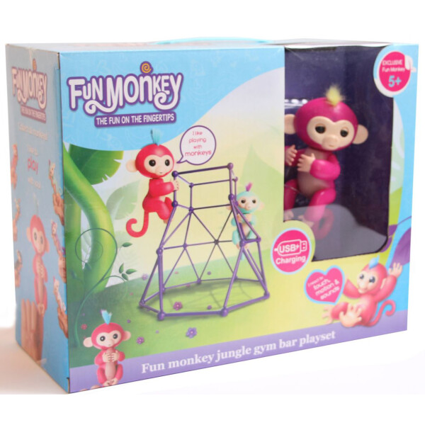 

Комплект Fingerlings Jungle Gym PlaySet + интерактивная обезьянка Aimee