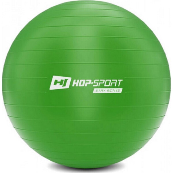 

Фитбол Hop-Sport 75 см зеленый + насос 2020 (5902308223530-1)