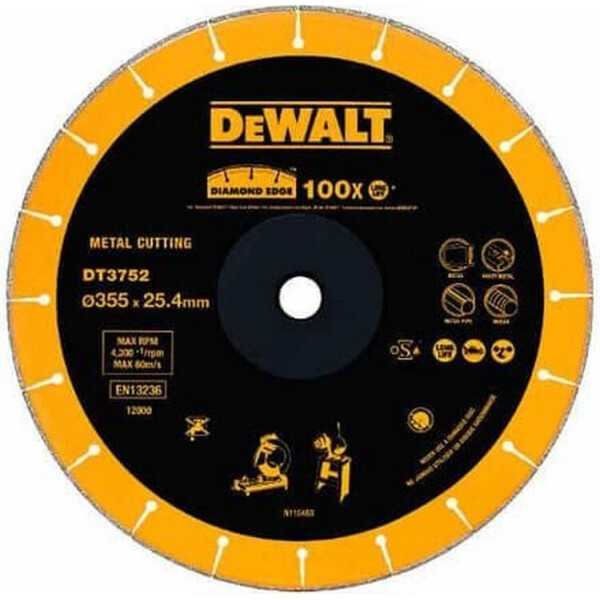 

Отрезной диск алмазный DeWALT DT3752