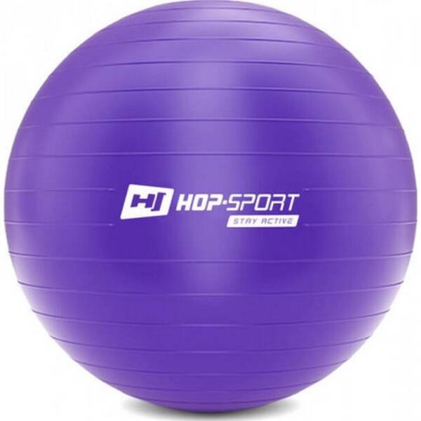 

Фитбол Hop-Sport 75 см фиолетовый + насос 2020 (5902308223547-1)