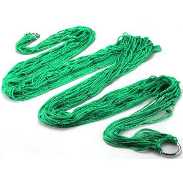 

Гамак сетка на кольцах 270х80см Green (003793)