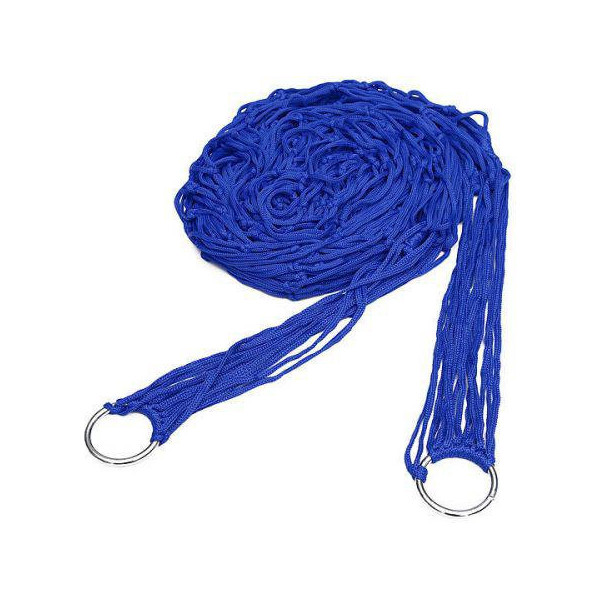 

Гамак сетка на кольцах 270х80см Blue