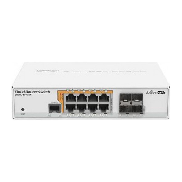 

Коммутатор MikroTik CRS112-8P-4S-IN